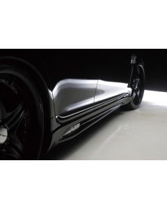 WALD Black Bison Side Skirt Set for LS460/600 (2010 - 2012)