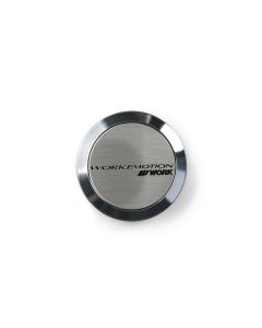WORK EMOTION SERIES CENTER CAP - FLAT TYPE SILVER
