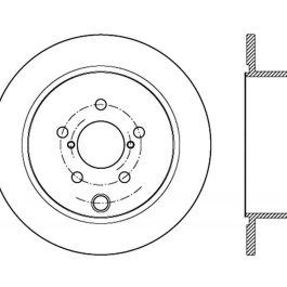 StopTech Slotted Sport Brake Rotor - 126.47035SL