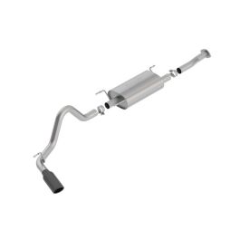 Borla 16-18 Toyota Tacoma 3.5L AT 4DR CC Short Bed S-Type SS Catback Exhaust - Black Chrome Tip - 140680BC