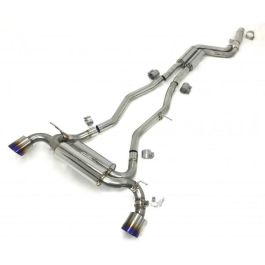 APEXi N1-X Evolution Extreme Catback Exhaust 2020+ Toyota GR Supra (Non-Resonated) Titanium Tips