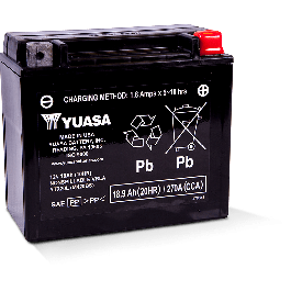 Yuasa YTX20L Maintenance Free AGM 12-Volt Battery - YUAM420BS