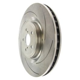 Centric C-TEK Rear Left Slotted Brake Rotor for Lexus RC F and GS F - 226.44194