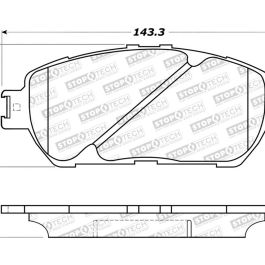 StopTech Street Brake Pads - 308.09062