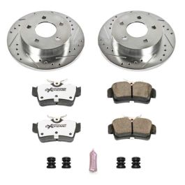Power Stop 94-04 Ford Mustang Rear Z26 Street Warrior Brake Kit - K1303-26