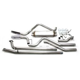 JBA 07-20 Toyota Tundra 4.6L/4.7L/5.7L 409SS Pass Side Dual Exit Cat-Back Exhaust - 40-9004