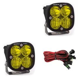 Baja Designs Squadron Sport Driving/Combo Pair LED Light Pods - Amber - 557813