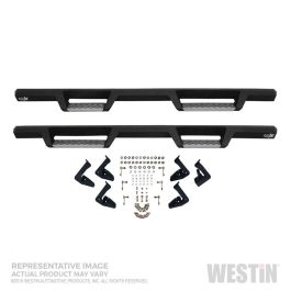 Westin 10-17 Toyota 4Runner Trail Edition (Excl. Ltd) HDX Stainless Drop Nerf Step Bars - Tex. Blk - 56-138352