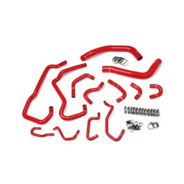 HPS Red Reinforced Silicone Radiator + Heater Hose Kit for Toyota 16-20 Tacoma 3.5L V6- HPS-57-1581-RED