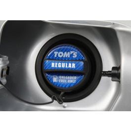 TOM'S Racing Fuel Cap Garnish Sticker Regular Octane / Blue Color - TMS-77315-TS001-B2