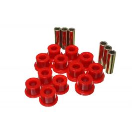 Energy Suspension 05-14 Toyota Tacoma Rear Leaf Spring Bushings - Red - 8.2116R