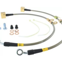 StopTech 06-09 Chevy Trailblazer Stainless Steel Front Brake Lines - 950.62013