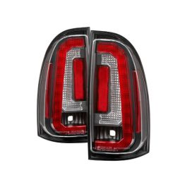 Spyder Auto LED Tail Lights Black Toyota Tacoma 2005-2015- SPYD-ALT-YD-TT05V2-LB-BK
