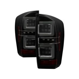 Spyder Auto LED Tail Lights Black Smoke Toyota Tacoma 2016-2019- SPYD-ALT-YD-TT16-LED-BSM