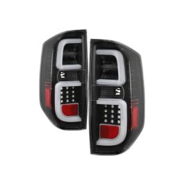 Spyder Auto Light Bar LED Tail Lights All Black Toyota Tundra 2014-2021- SPYD-ALT-YD-TTU14-LED-BKV2