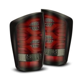 AlphaRex 16-20 Toyota Tacoma PRO-Series LED Tail Lights Red Smoke - 680020