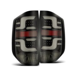 AlphaRex 14-20 Toyota Tundra PRO-Series LED Tail Lights Jet Black - 672010