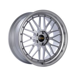 BBS LM 19x9 5x114.3 ET38 Diamond Silver Center Diamond Cut Lip Wheel - 82mm PFS/Clip Required - LM118HDSPK