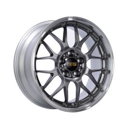 BBS RS-GT 20x9.5 5x114.3 ET38 Diamond Black Center Diamond Cut Lip Wheel -82mm PFS/Clip Required - RS968DBPK