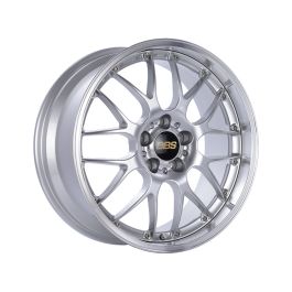 BBS RS-GT 20x10 5x112 ET22 Silver / Diamond Cut Lip Wheel PFS/Clip Required - RS992DSPK