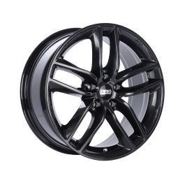 BBS SX 17x7.5 5x120 ET37 Crystal Black Wheel -82mm PFS/Clip Required - SX0303CB
