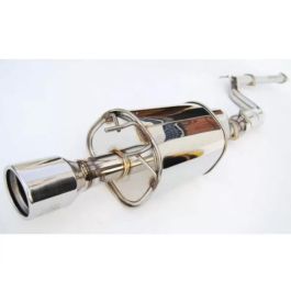 Invidia 12+ Honda Civic Si Sedan Q300 Rolled Stainless Steel Tip Cat-back Exhaust - HS12HC4G3S