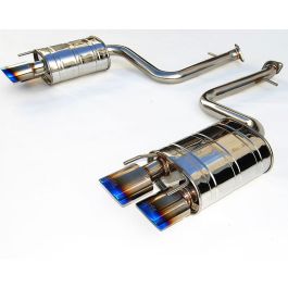 Invidia 15+ Lexus RC350/200T Titanium Quad Rolled Tip Axel-Back Exhaust - HS14LRCDR4OT