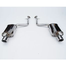 Invidia 15+ Lexus IS200t Q300H Dual Stainless Steel Tip Cat-back Exhaust - HS15LIS2G3SH