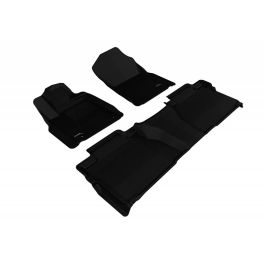 3D MAXpider Back Kagu 1st & 2nd Row Floormats Toyota Tundra Double Cab 2014-2021- 3D M-L1TY15401509