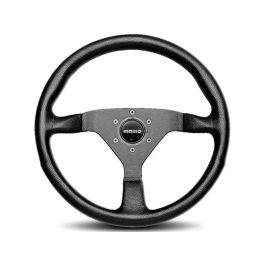 Momo Montecarlo Steering Wheel 320 mm - Black Leather/Black Stitch/Black Spokes - MCL32BK1B
