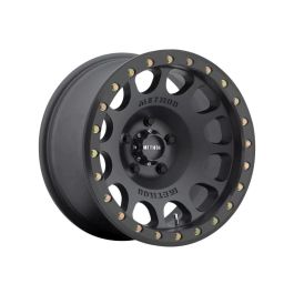 Method MR105 V3 Beadlock 17x9 -38mm Offset 8x6.5 130.81mm CB Matte Black Wheel w/ BH-H24125 - MR10579080538B