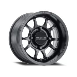 Method MR409 Bead Grip 15x7 / 5+2/38mm Offset / 5x4.5 / 72 CB Matte Black Wheel - MR40957012552