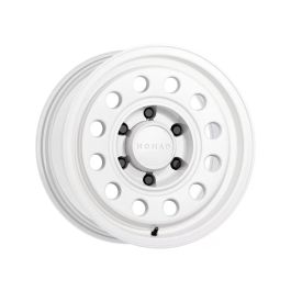 Nomad N501SA Convoy 15x7in / 6x139.7 BP / -10mm Offset / 107.95mm Bore - Gloss White Wheel - N501SA-57060-10