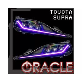 Oracle 20-21 Toyota Supra GR RGB+A Headlight DRL Upgrade Kit - ColorSHIFT w/o Cntrl SEE WARRANTY - 1400-334