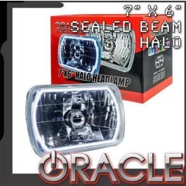 Oracle Pre-Installed Lights 7x6 IN. Sealed Beam - White Halo SEE WARRANTY - 6908-001