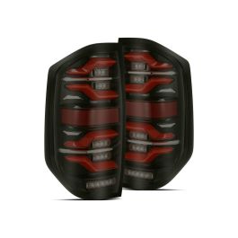 AlphaRex 14-21 Toyota Tundra LUXX LED Taillights Black/Red w/Activ Light/Seq Signal - 672050