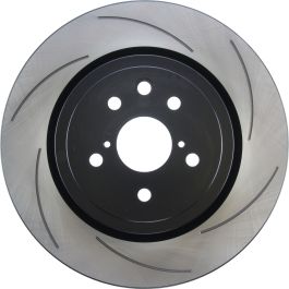 Centric Premium Slotted OEM Replacement Rear Left Rotor for Lexus RC F / GS F Models - 126.44194