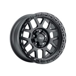 Weld Off-Road CINCH Satin Black 6x139.7 Lug Wheel; 17x9 -12mm offset (4 Wheel Package)