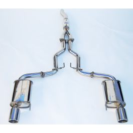 Invidia 15+ Ford Mustang Ecoboost 2.3L Q300 Cat-Back Exhaust w/ Stainless Steel Tip - HS14FM4G3S