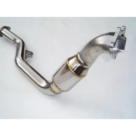 Invidia 05+ MT LGT / 08+ WRX/STi Polished Divorced Waste Gate Downpipe - HS08SW1DPC