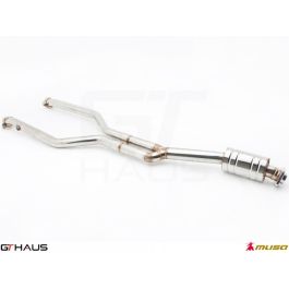 GTHaus Meisterschaft Section 1 Pipe (IS-F only) Stainless Steel Midpipe for Lexus IS-F V8 Sedan 2008-2014 - LE0103001