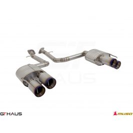 GTHaus Meisterschaft GTS (Non-Valved) Titanium Axleback Round Tips for Lexus RC-F 2015-2022 - LE0522506