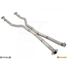 GTHaus Meisterschaft Cat-Back LSR pipe (Front + Mid Section) Titanium Midpipe for Lexus GS-F 2015-2020 - LE0324001
