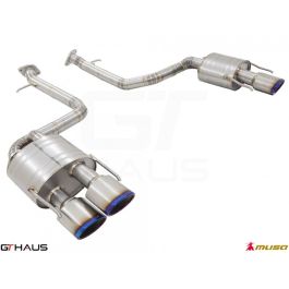 GTHaus Meisterschaft GTS (Non-Valved) Titanium Axleback Oval Tips for Lexus IS500 2021-2023 - LE0722517