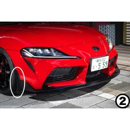MAX ORIDO AKEa Front End Fins (ABS Plastic- Painted Matte Black)