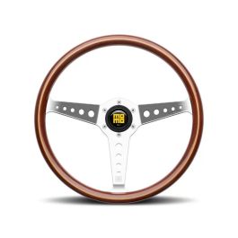 Momo California Wood Steering Wheel 360 mm - Mahogany Wood/Pol Spokes - CAL36WD0P