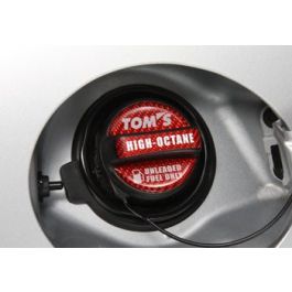 TOM'S Racing Fuel Cap Garnish Sticker High-Octane / Red Color - TMS-77315-TS001-R1