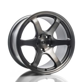 Titan 7 T-D6e Forged 6 Spoke Wheel 19x9.5 5x120 +22 Hybrid Dark Machine for F8X M3/M4 Front - TD601995022512072HD