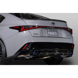 TOMS Racing Japan Carbon Fiber Rear Side Fin for 2022+ Lexus IS500 - TMS-52129-TUE35