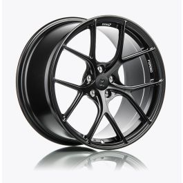 TITAN 7 T-S5 FORGED SPLIT 5 SPOKE WHEEL 19X9.5 +32 5x114.3 60.1 bore Machine Black